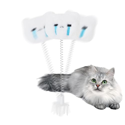 Nbhuiakl Katzen-Teasing Zauberstab, Plug-In Design Katzenfederstab für Indoor-Katze, Haustier Interaktives Spielzeug für Katzenbesitzer, Katzenliebhaber, Katzencafé, Freund, Kollegen von Nbhuiakl