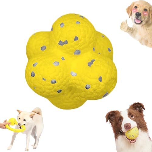 Nbzsmlkn Der Mellow Dog Calming Ball, Mellow Dog Calming Ball, Mellow Dog Calming Balls, Beruhigungsball Für Hundespielzeug, Kauball Für Hundespielzeug, Beruhigungsball Für Hunde (A-Ball,Gelb) von Nbzsmlkn