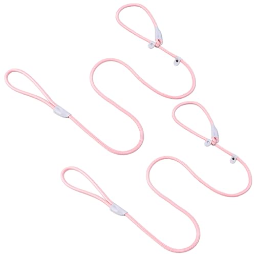 Nchdewui 2-StüCk Schleppleine, Retrieverleine, Schleppleine FüR Kleine Hunde, Pet Leash FüR Kleine Und MittelgroßE Hunde (pink) von Nchdewui