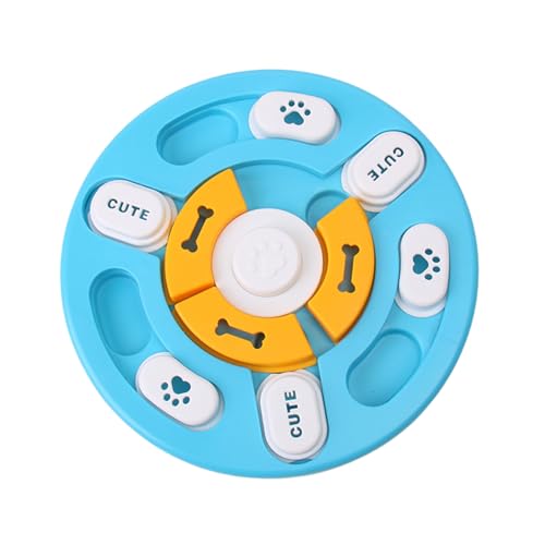 Nchdewui Hunde Beschäftigung Feeder Dispenser, Interaktives Welpenspielzeug, Interaktiver Hund Puzzle Feeder Hundetraining Verbessern Iq Puzzle Hundenapf (Green and White) von Nchdewui