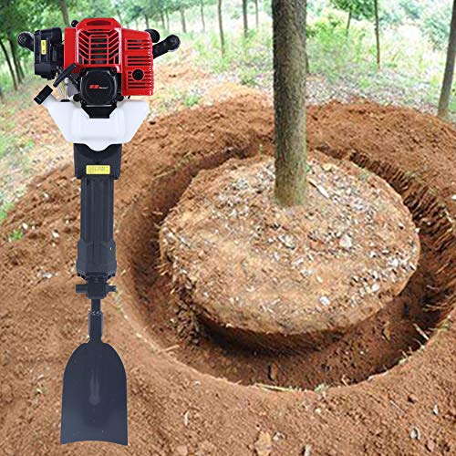 NeNchengLi 52cc 2 Stroke Pflanzschaufel Garten Baum Bagger Maschine Handheld Digger Graben Maschine, Post Hole Digger für Garten Bauernhof und Haus von NeNchengLi