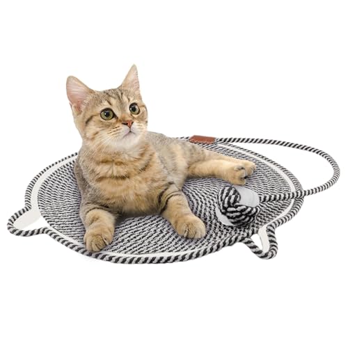 Neamou Kratzbretter Kratzteppich Katze, Cat Scratcher Sisalteppich, Katzen Kratzmatte Kratzmöbel, Katzenspielzeug Kratzpappe Für Katzen, Wand Kratzbrett Betten, Decken & Möbel, Kratzwand Für Katzen von Neamou