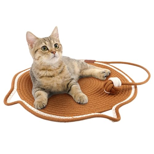 Neamou Kratzbretter Kratzteppich Katze, Cat Scratcher Sisalteppich, Katzen Kratzmatte Kratzmöbel, Katzenspielzeug Kratzpappe Für Katzen, Wand Kratzbrett Betten, Decken & Möbel, Kratzwand Für Katzen von Neamou