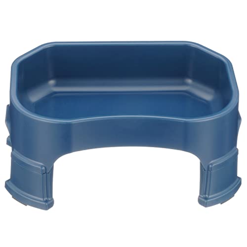 Neater Pet Brands Großer Napf mit Beinverlängerungen, riesig, Jumbo-Trog-Stil, Hunde-Wassernapf Schüssel (1,25 Liter, Dunkelblau) von Neater Pet Brands