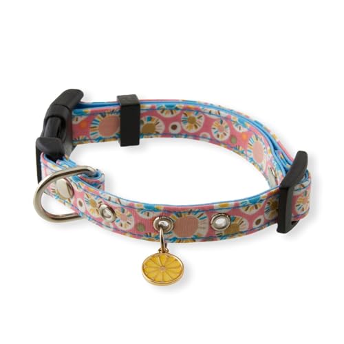 Spring Blossoms Hundehalsband (Rosa, klein) von Necoichi