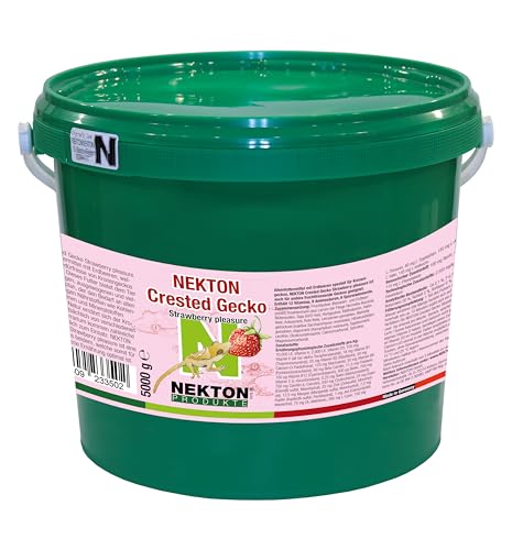 NEKTON Crested Gecko Strawberry Pleasure | Alleinfuttermittel speziell für Kronengeckos mit Erdbeeren | Made in Germany (5000g) von Nekton