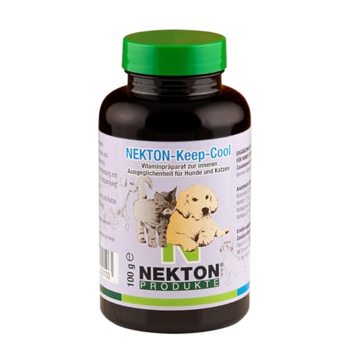 NEKTON-Keep-Cool | Vitaminpräparat auf natürlicher Basis für nervöse und ängstliche Hunde & Katzen | Made in Germany (100g) von NEKTON