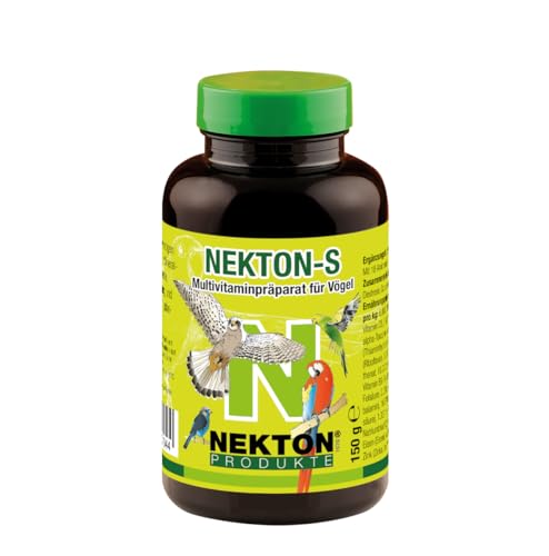NEKTON-S | Multivitaminpräparat für Vögel | Vitamine, Aminosäuren, Mineralstoffe und Spurenelemente | Made in Germany (150g) von Nekton