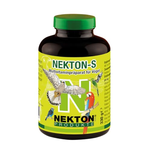 NEKTON-S | Multivitaminpräparat für Vögel | Vitamine, Aminosäuren, Mineralstoffe und Spurenelemente | Made in Germany (330g) von NEKTON