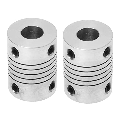 Nemeae 2X Motorwelle 8mm Bis 8mm Gelenkschraubenschluessel Koppler Kupplung D18L25 Nemeae 2X Motorwelle 8mm Bis 8mm Gelenkschraubenschluessel Koppler Kupplung D18L25 von Nemeae