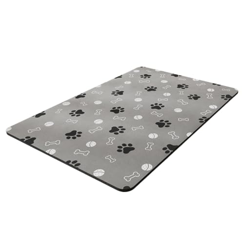 Nemeae Futtermatte für Haustiere, Hundematte für Futter und Wasser – Keine Flecken, Schnell Trocknend, 30 X 50 cm, B Nemeae Futtermatte für Haustiere, Hundematte für Futter und Wasser – Keine Flecken, Schnell Trocknend, 30 X 50 cm, B von Nemeae