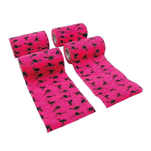 Syrflex Selbsthaftende Bandage, 10,2 cm, Flamingo, 4 Stück von Neogen