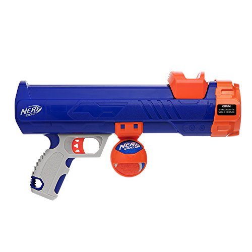 Nerf Dog Tennis Ball Blaster Spielzeug, blau/orange von Nerf Dog