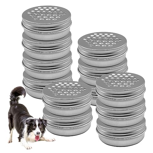 Neroyaner Hundeduft Training Kit 12PCS Aluminium Hunde Agilität Duft Training Ausrüstung Hunde Nasengeruch Training Behälter Duft Arbeit Kit für Hunde Dosen für Hunde Training von Neroyaner