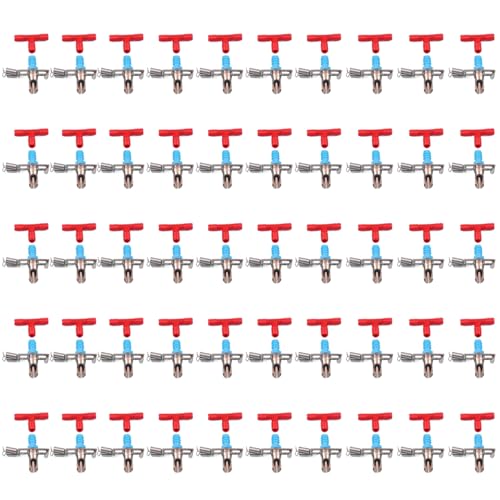 Tränke für Kaninchen Wasserspendernippel für Kaninchen 50-teiliges Tränkesystem für Kaninchen automatischer Futternippel für Kaninchen Tränkenippel für Kaninchen Häschen Meerschweinchen Frettchen von Neroyaner