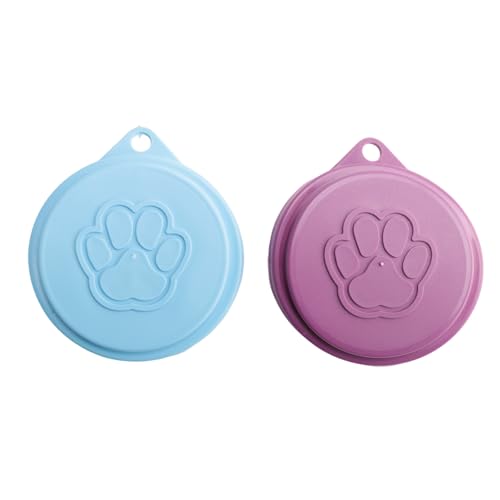 Nettoppo 2 Stuecke Wiederverwendbare Haustier Hunde Lebensmittel Abdeckungen Mit Druck Frische Pet Dosen Kunststoff Deckel Kappen Zufaellige Farbe Nettoppo 2 Stuecke Wiederverwendbare Haustier Hunde Lebensmittel Abdeckungen Mit Druck Frische Pet Dosen Kunststoff Deckel Kappen Zufaellige Farbe von Nettoppo