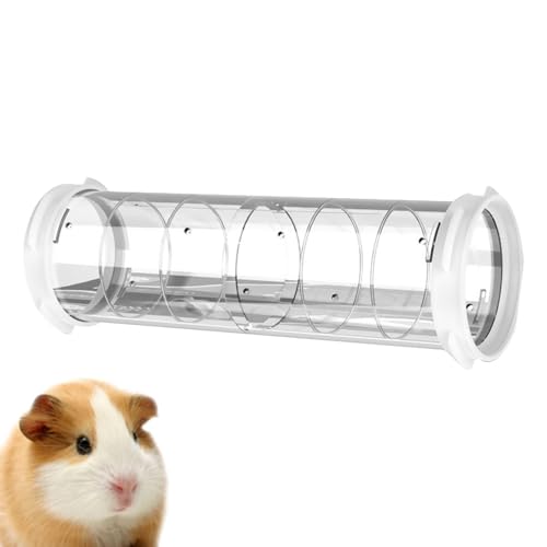 Clear Hamster Tube - Transparenter Haustierkäfig -Tunnel, Übungsspielzeug | Spielplatz -Tunnelrohr für kleine Tiere, praktisches Trainingsspielzeug für Hamster, Mäuse und andere Haustiere, transparent von NevPuose