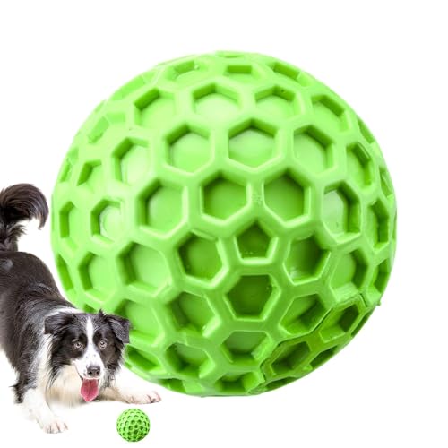 Quietschende Hundespielzeugbälle - Harte Kauen -resistente Hundeball, Sicherer Gummi -Hund -Quietschkugel, Innen- Und Außenspielspielzeug | Hochleistungsgummi-Quietschenspielzeug, Welpentraining Fetch von NevPuose