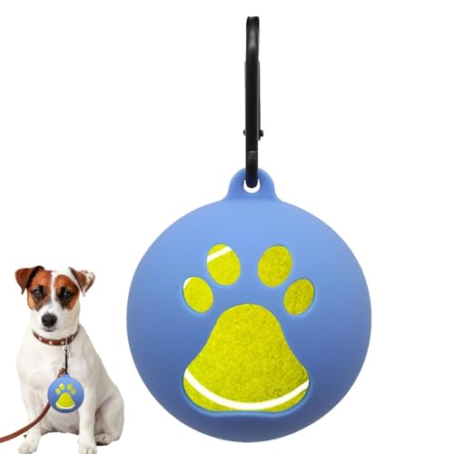 Tenniskugelhalter Hund - Hundeballhalter, -Hundetrainingsausrüstung | Tennisballhalter für Hund, Spielzeugballhalter, Freisprech-Leinenbefestigung, tragbares Haustierspielzeug für Hund und Wel von NevPuose