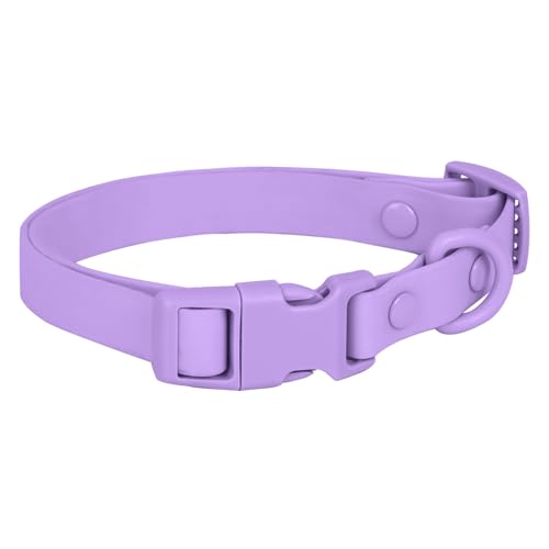 Newtensina Wasserdicht und rostfrei Haustier Halsband Hund Halsband bequem PVC Welpenhalsband für mittlere Hunde große Hunde von Newtensina