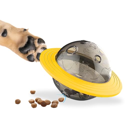 Hundespielzeug, Leckerli-Dosierung, Hundespielzeug, interaktives Hundespielzeug, Leckerli-Ball, Futterspender, große Hunde, kleine und mittelgroße Übungsspiel, Puzzle-Ball, IQ-Trainingsball von Newthinking