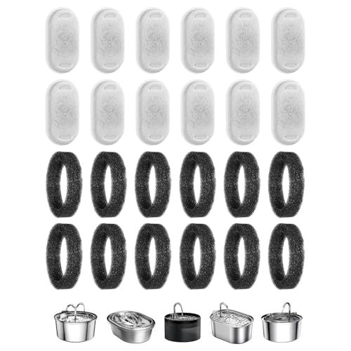 Nexusectar Katzenfilter Für Wasserbrunnen | 12er Set Wasserbrunnenfilter Für Haustiere,Alltagsbedarf Für Zimmerpflanzenbewässerung Und Aquarium Nexusectar Katzenfilter Für Wasserbrunnen | 12er Set Wasserbrunnenfilter Für Haustiere,Alltagsbedarf Für Zimmerpflanzenbewässerung Und Aquarium von Nexusectar