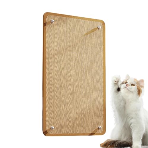 Sisal Teppich Katzen Kratzbrett Wand, Kratzmatte Katze Kratzbrett Wand Katzenkratzbretter Für Katzen,Kratzbretter Katze, Katzenteppich Kratzecke Kratzbretter Katze An Wand/Sofa/Bett von Nhujevkom