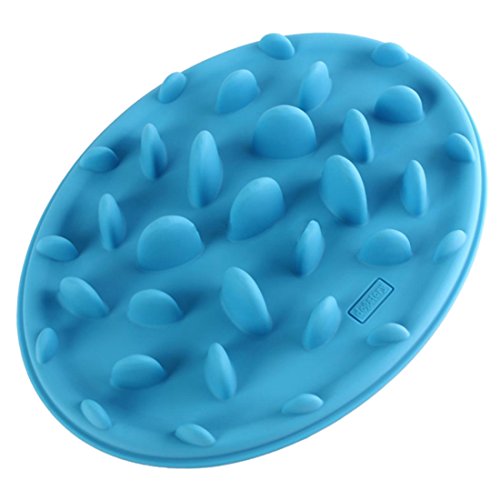 Nicfaky Pet Slow Anti Bowl Futternapf Farbe: Blau von Nicfaky