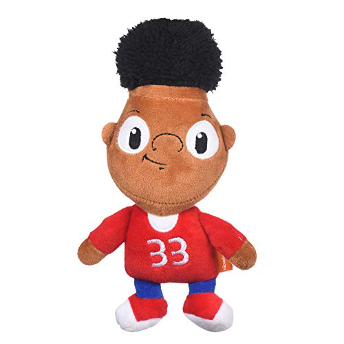 Nickelodeon Hey Arnold Gerald Figur Plüsch-Hundespielzeug | 15,2 cm weicher Stoff kleines Hundespielzeug – braunes und rotes Plüsch-Hundespielzeug für alle Hunde, 90er Jahre Nickelodeon Spielzeug aus der TV-Serie Hey Arnold von Nickelodeon