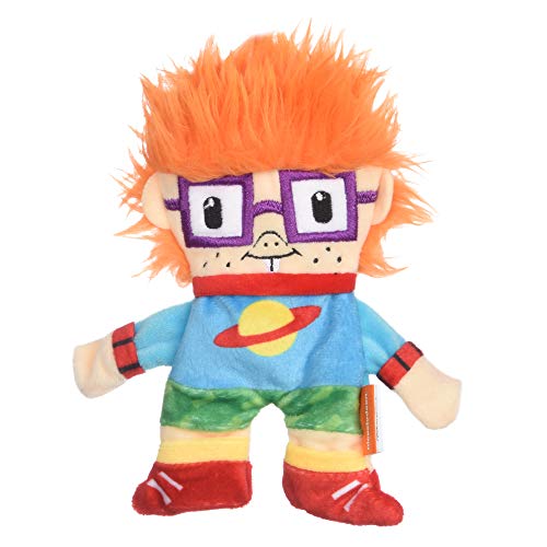 Nickelodeon Rugrats Chuckie Finster Flattie Plush Crinkle Hundespielzeug | 15,2 cm Knisterspielzeug für Hunde Nickelodeon Spielzeug – Rugrats Spielzeug für Hunde aus Nickelodeon 90er Jahre | Nickelodeon kleines Plüschspielzeug für Hunde von Nickelodeon