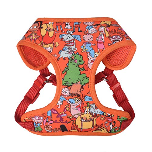 Nickelodeon for Pets All Stars Hundegeschirr für große Hunde | No Pull Hundegeschirr Weste mit Nickelodeon Charakteren von Rugrats, Hey Arnold und mehr | Nickelodeon Pet Harness Small von Nickelodeon