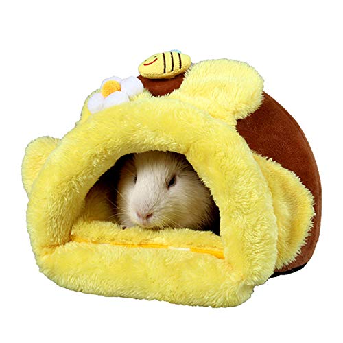 Hamster Winter Warmes Bett,Haustier Eichhörnchen Schlafnest Warme Winterschlafsack,Kleintierbetten für Hamster Meerschweinchen Chinchillas kleine Kaninchen von Nicoone