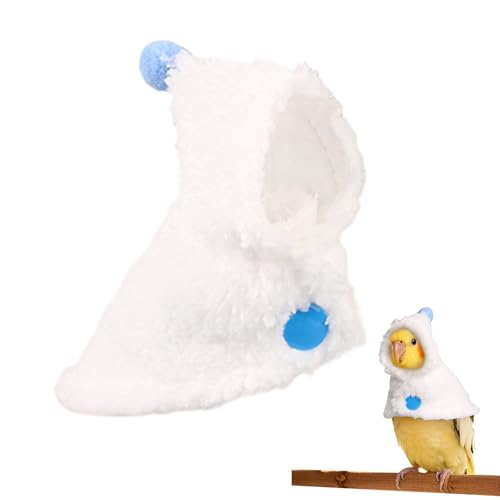 Niesel Warmer Papageienmantel, Winterpapageienkleidung,Plüschvogeltuch Warmer Vogelmantel | Niedliches Cosplay-Foto-Requisiten-Wintervogelkostüm für Sittiche und Nymphensittiche von Niesel