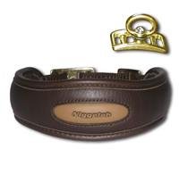 Niggeloh Hundehalsband Premium Halsung, braun, S, 091100032 von Niggeloh