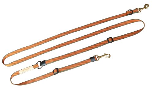 Niggeloh Hundeumhängeleine Deluxe, orange/grün, 20mm, 111100012 von Niggeloh