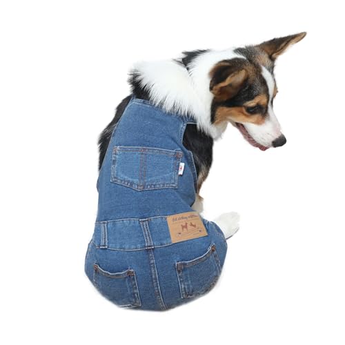 Hunde-Denim-Overall, Hunde-Jeans-Overall, Kleidung, Welpenkostüme für kleine mittelgroße Hunde und Katzen von Nigua