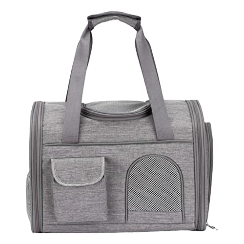 Atmungsaktive Mesh-Haustiertasche | Tragbare, Faltbare Hundetragetasche, von Fluggesellschaften zugelassen und reisefreundlich | Faltbare Katzentasche, perfekt zum Wandern und Reisen von Niktule