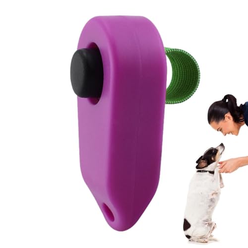 Niktule Clicker Hund, Haustier-Clicker-Trainer Mit Großem, Haustier-Clicker-Trainingsgerät, Haustier-Trainingsklicker Für Hunde, Katzen, Welpen, Vögel, Pferde, Praktisches Design, Passende Größe von Niktule