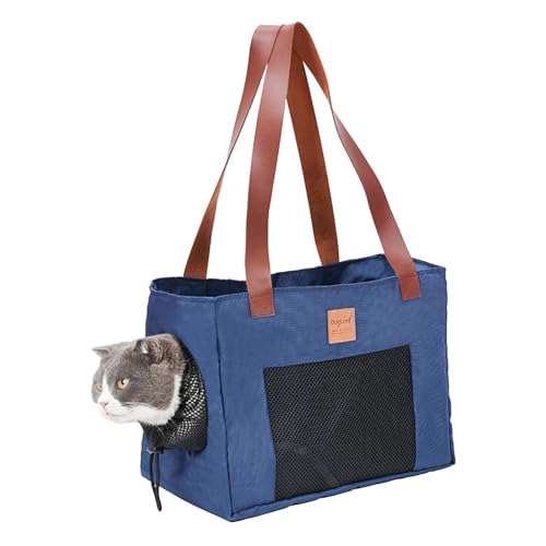 Katzen-Reisetasche, Hundetragetasche | Hunde-Reisetasche - Tragbare Haustier-Reisetasche, atmungsaktives Netzgewebe, geeignet für Lange und Kurze Reisen, Reisen, Camping im Freien von Niktule