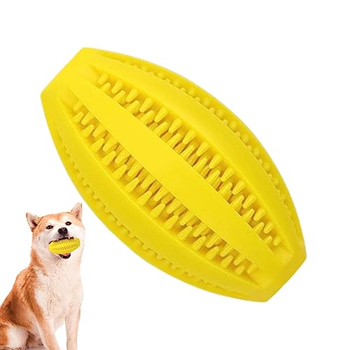 Niktule Quietschender Spielzeugball zum Kauen von Hunden - Langlebiges Hundespielzeug in -Form | Leckeres Gummiball-Backenkauspielzeug für kleine, mittelgroße und große Hunde und Welpen von Niktule