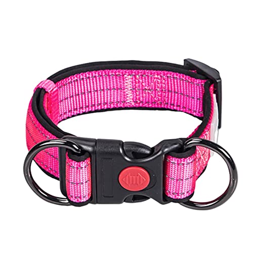 Reflektierendes Hundehalsband,Weiche, Bequeme Hundehalsbänder aus Nylon - Nylon-Trainingshalsband für Welpen, kleine und mittelgroße Hunde von Niktule