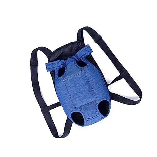 Nilioyul Haustier Tragetasche aus Polyester, atmungsaktiv, wiederverwendbar, waschbar, Outdoor Reisen, Camping Rucksack Zubehör mit Tasche, M von Nilioyul