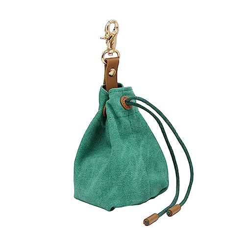 Nilioyul Haustier Trainingstasche aus strapazierfähigem, langlebigem Stoff, Hunde Leckerli Tasche, Leckerli Trainingstasche für Haustiere, leicht, Grün, 1 von Nilioyul