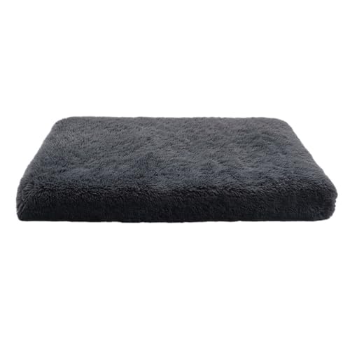 Nilioyul Haustierkissen, Leistungs Verhältnis, geeignet für alle Rassen, langlebiges Hundebett aus Polyester, leicht zu reinigen, dunkelgrau, S 40 * 30 * 5cm von Nilioyul