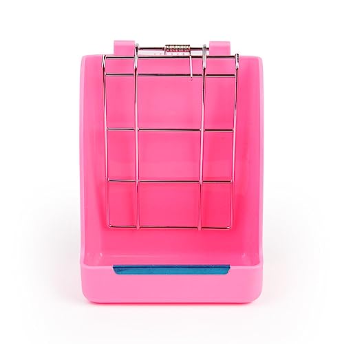 Nilioyul Hay Feeder Food Rack Feeding Holder Platzsparende stabile Struktur Große Kapazität Langlebige praktische Heimtierbedarf, Rosa von Nilioyul