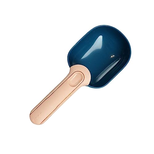 Nilioyul Pet Food Scoop Manuelle Haushaltsfütterung Scooper Dispensing Feeder Löffel Beutel Verschlussclip Multifunktionales waschbares Werkzeug, Blau und Rosa von Nilioyul