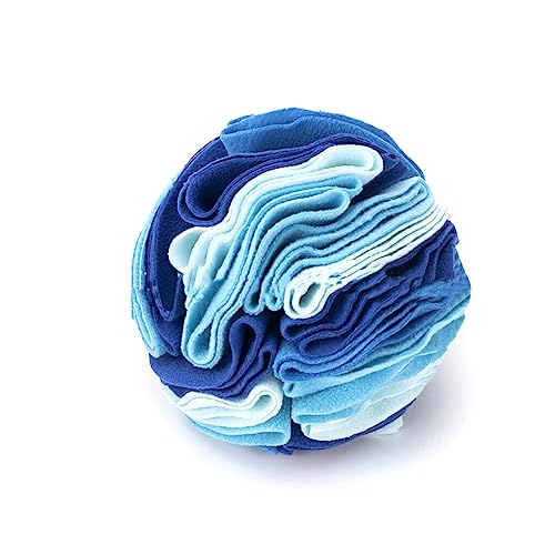 Nilioyul Pets Mat Ball Toy Interactive Portable Reusable Feeding Toys Entertainment Playing for Living Room Outdoor Garden Yard, Blau von Nilioyul