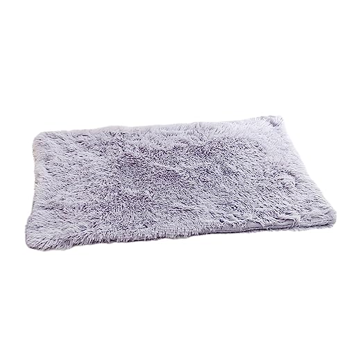 Nilioyul Tragbare Kuscheldecke für Haustiere – weich und wärmend, überall und jederzeit. Die Hundedecke hält die Wärme zart und maschinenwaschbar, Hellgrau, Hellgrau, 56 * 36CM von Nilioyul