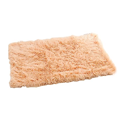 Nilioyul Tragbare Kuscheldecke für Haustiere – weich und wärmend, überall und jederzeit. Die Hundedecke hält die Wärme zart und maschinenwaschbar, Sekt,Champagner, 56 * 36CM von Nilioyul