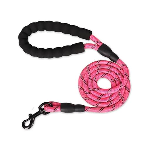 150/200/300cm Strong Dog Leash Pet Leashes Reflective Leash for Small Medium Large Dog(Pink,0.8cm 150cm) von Nilnyvda